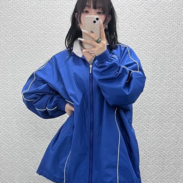 리복 올드스쿨 레트로 00's 스포티 바람막이 자켓 110 C11031