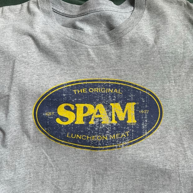 스팸 빈티지 티셔츠 spam
