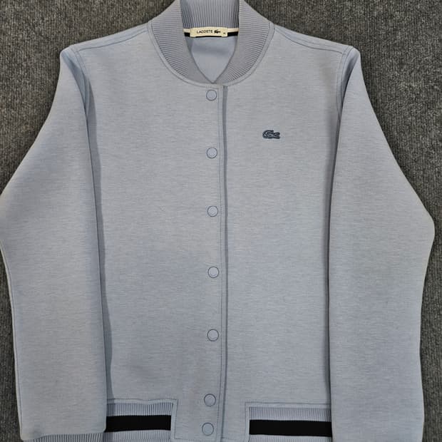 라코스테 베이직 로고 코튼 바시티 자켓(급처)