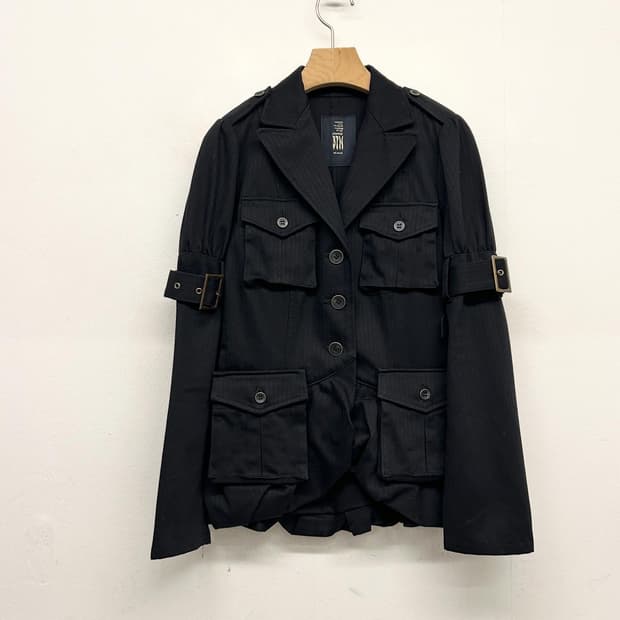 BPN (Back Peace Now) 고스펑크 다크펑크 밀리터리 자켓