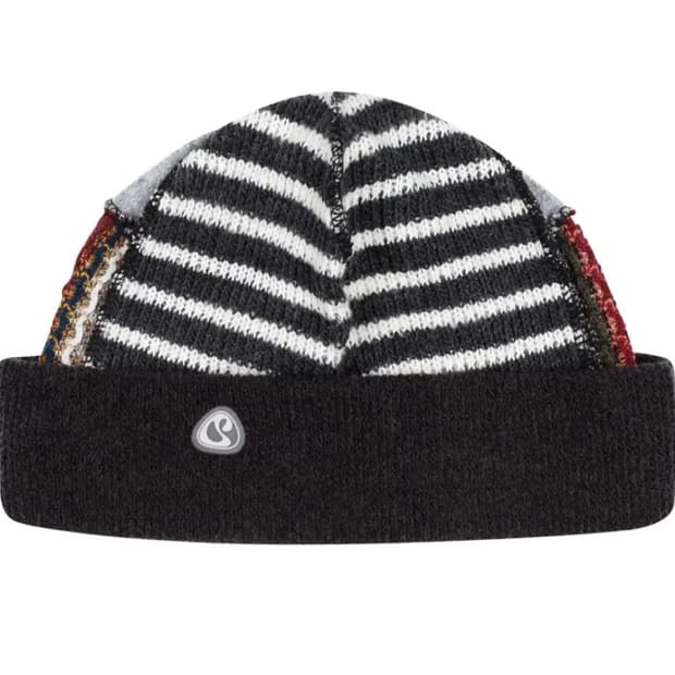 코이세이오 COYSEIO 패치워크 비니 브라운