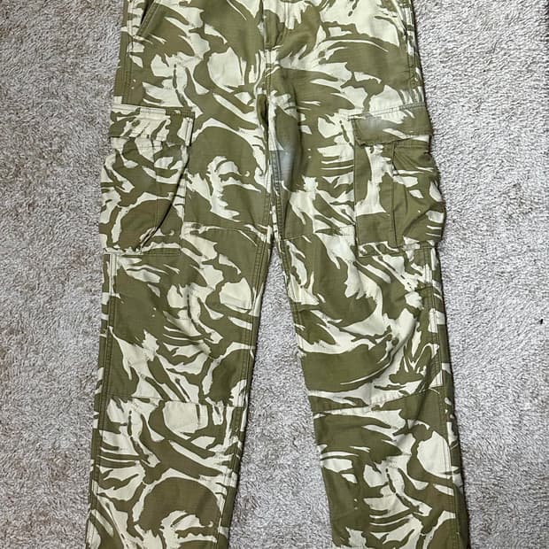 칼하트 wip 카모플라주 카고팬츠 30x32