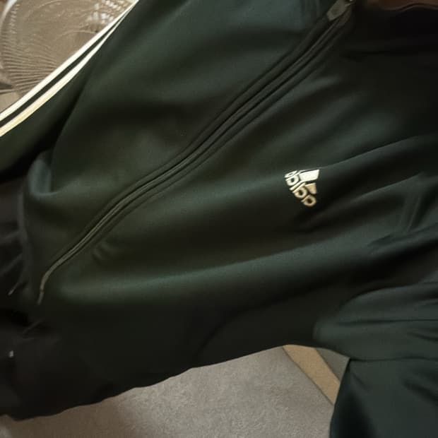 아디다스 초록 져지