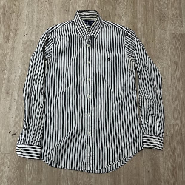 폴로 랄프로렌 버튼다운 스트라이프 셔츠 S/90 