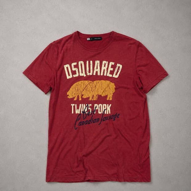 Dsquared2 “Twice Pork” Graphic T-Shirt