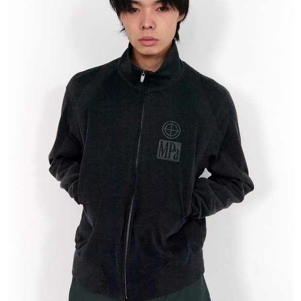 플라스틱 프로덕트 contrast zipped jacket