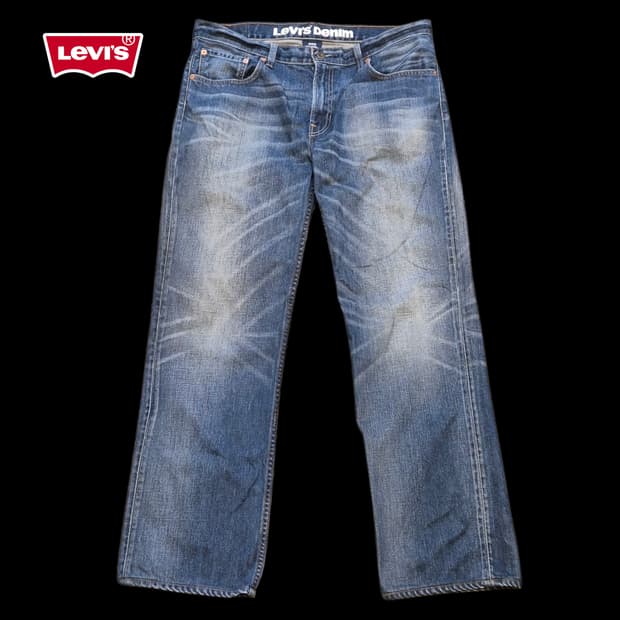 34인치 리바이스 502 워싱청바지 