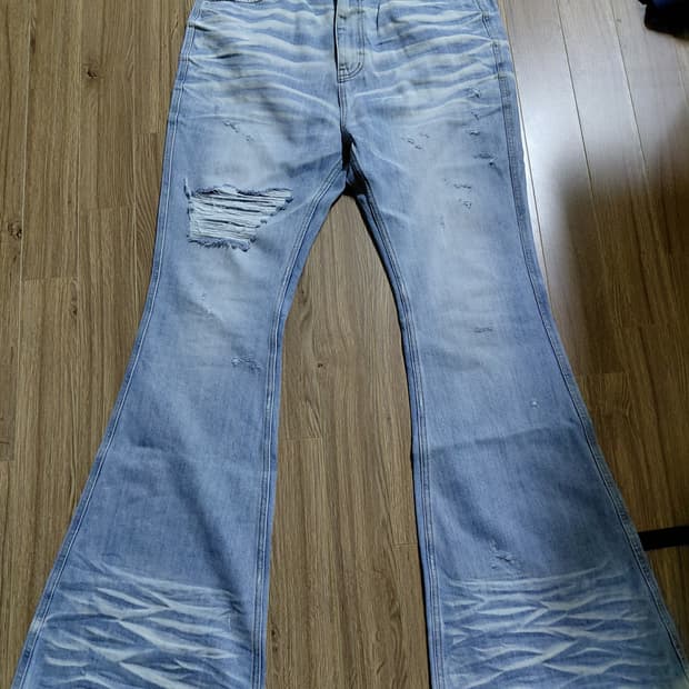 언더마이카 라이트블루 와이드플레어진 [1사이즈]