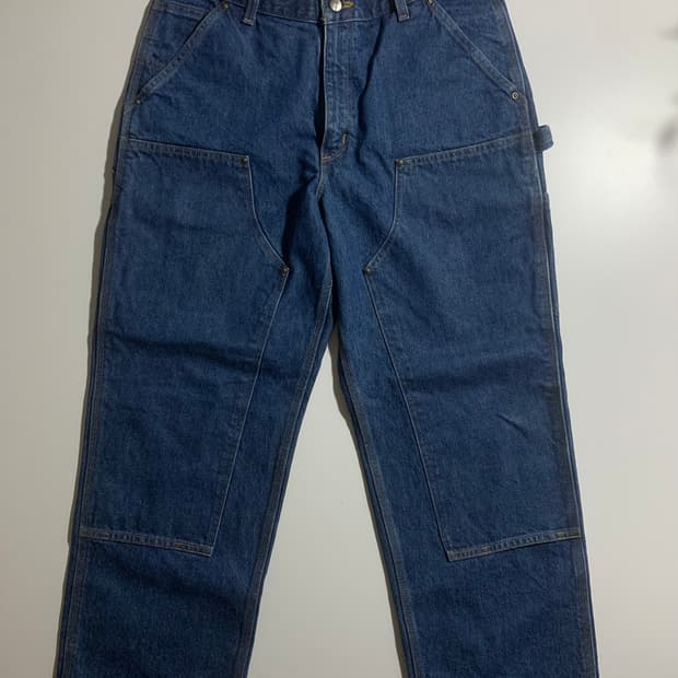 칼하트 더블니 데님 34x30 B73-DST