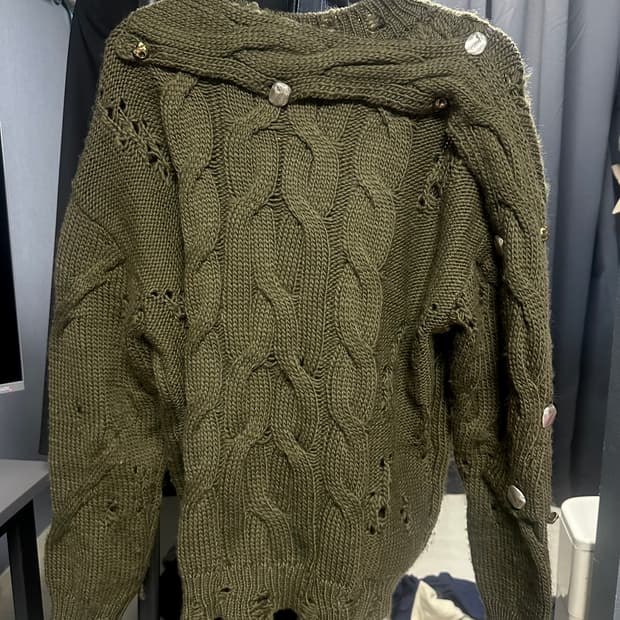 앤더슨벨 피셔맨 니트(fisherman knit) M