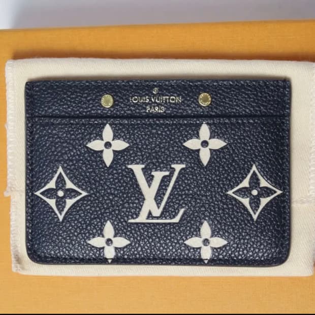 [정품] 루이비통 모노그램 앙프렝뜨 가죽 카드 홀더