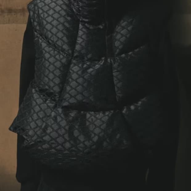 네임세이크X펫트리코 마린 패디드 베스트 블랙 50