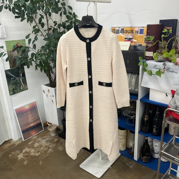 마인 트위드 원피스 가디건 F(90)