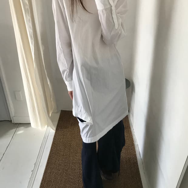 detail point long shirt