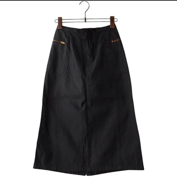 빈티지 도트 롱스커트 코튼 치마 모리걸 일본 패턴 스커트