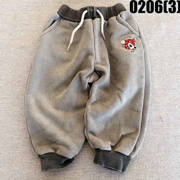 [100] 베베드피노 아동용 쥐색 밴딩 캐릭터 바지 0206(3)