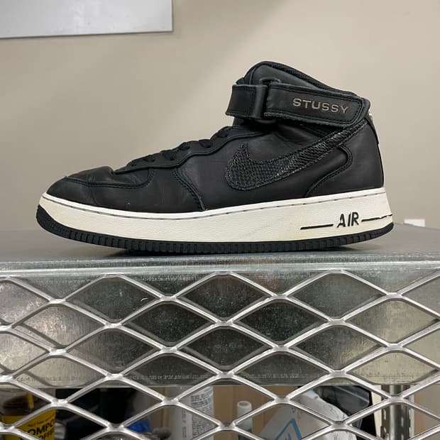 나이키 x 스투시 에어포스 1 미드 SP 블랙 280 (gr-4150)