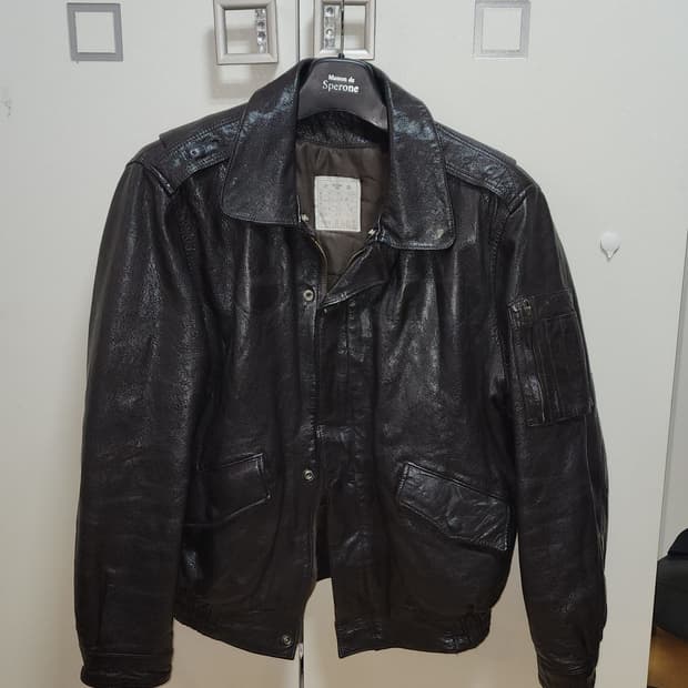 공군 가죽 자켓 100