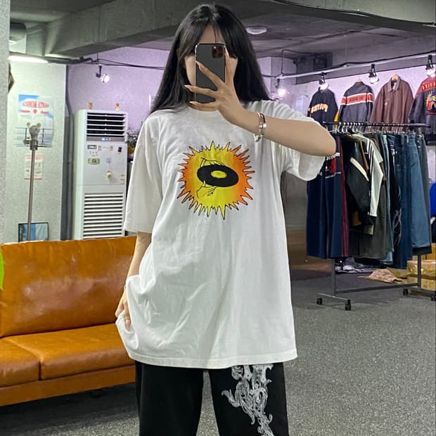 디스이즈네버댓 레코드 반팔 티셔츠 B5430