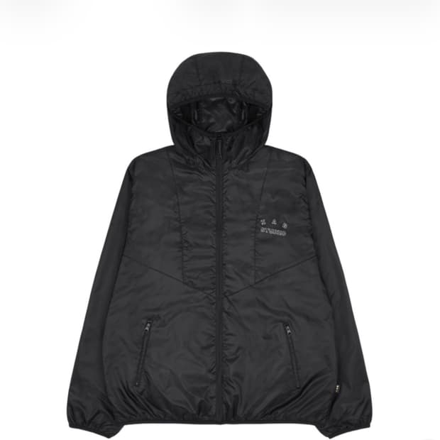 아이앱 스튜디오 립스탑 윈드 자켓 블랙