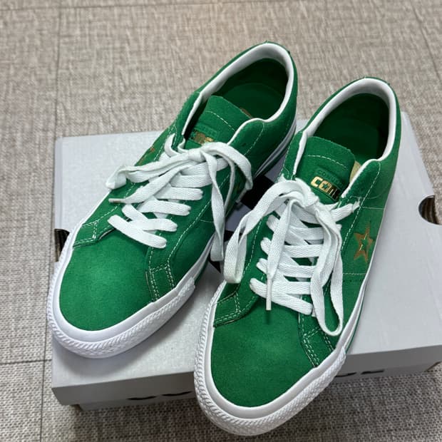 컨버스 원스타 프로 스웨이드 그린 250