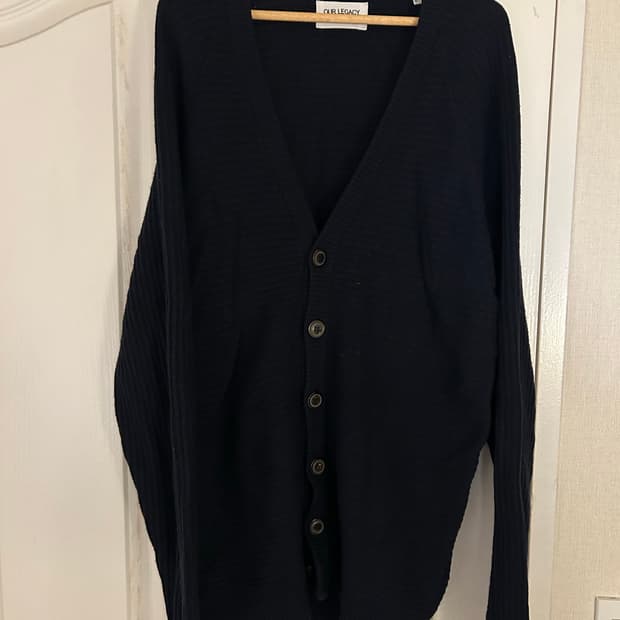 아워레가시 가디건 네이비