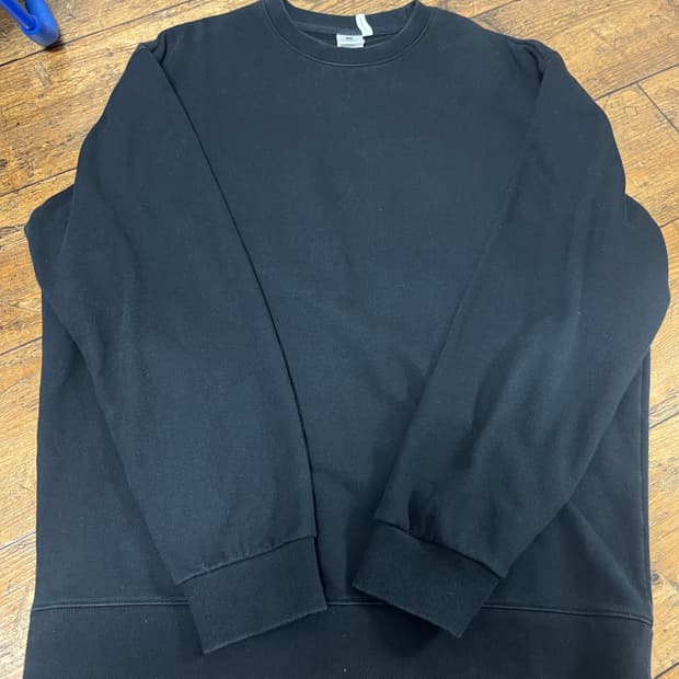 퍼스널팩 맨투맨 블랙 XL