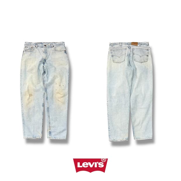  USA 리바이스 550 오렌지탭 데님팬츠 y14190