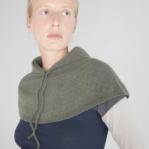 팔로마울 Lucia 후드 케이프/소프트 카키