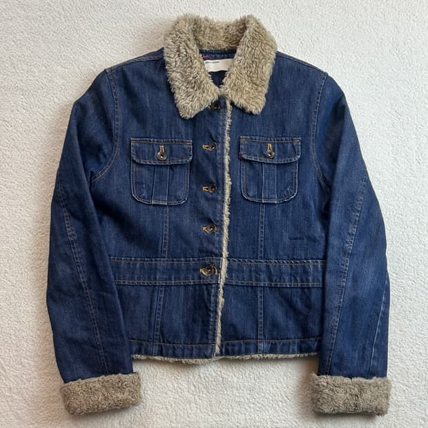 리바이스 퍼데님자켓