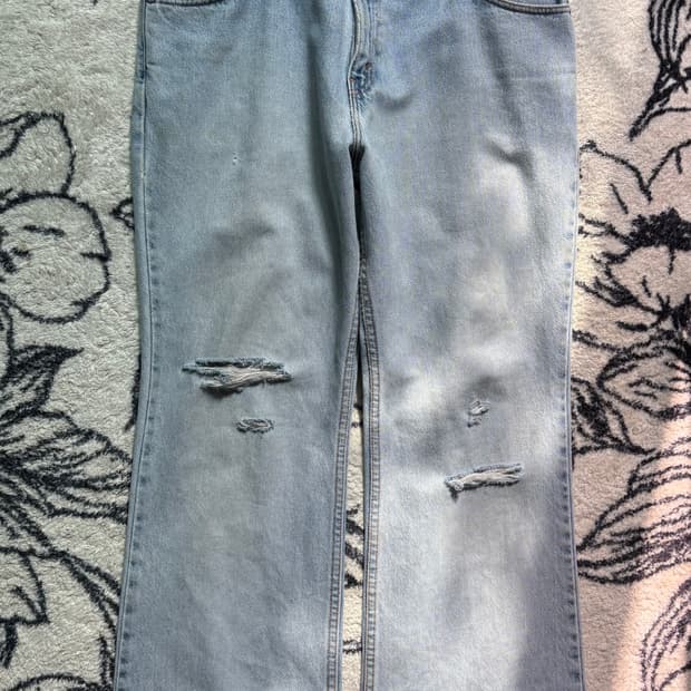 90s 리바이스 실버탭 힙스터플레어핏 데님 