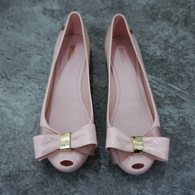 Melissa Pink Enamel Shoes
