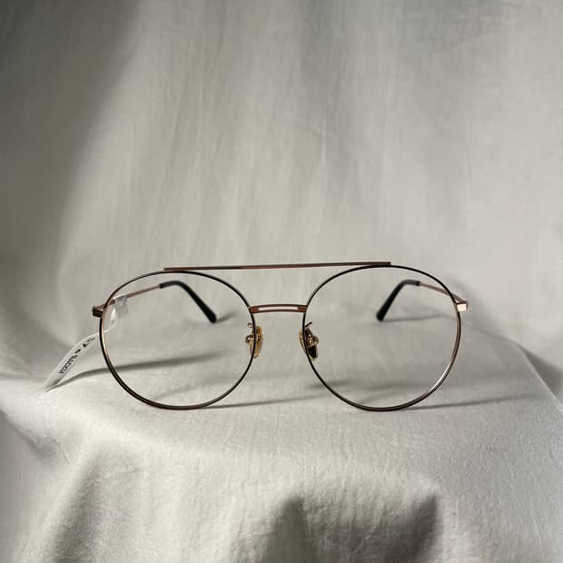 ILUVU eyewear 투브릿지 골드 네이비 빈티지안경
