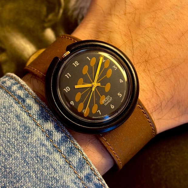 97년판) 빈티지 스와치 MID POP Coffee