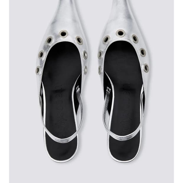 폴리수엠 POINTED EYELET SLINGBACK