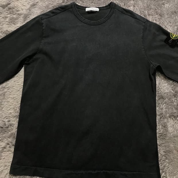 [[XL, QR 정품인증] 스톤아일랜드 로고 와펜 롱슬리브@205