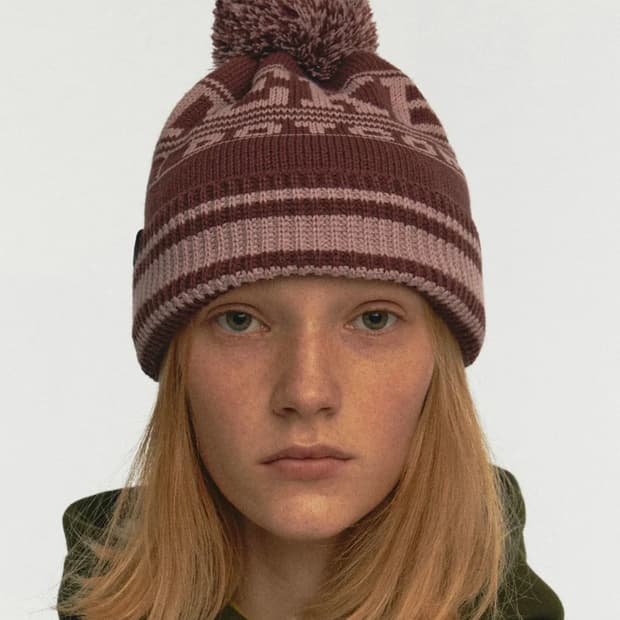 Teket house beanie burgundy 테켓 비니
