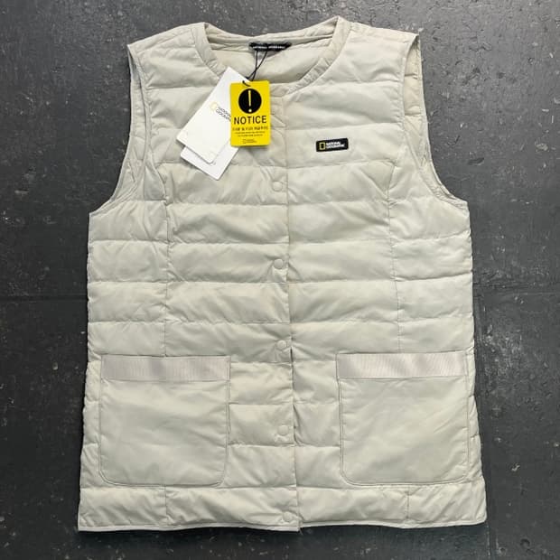 100 내셔널지오그래픽 패딩조끼 새상품 