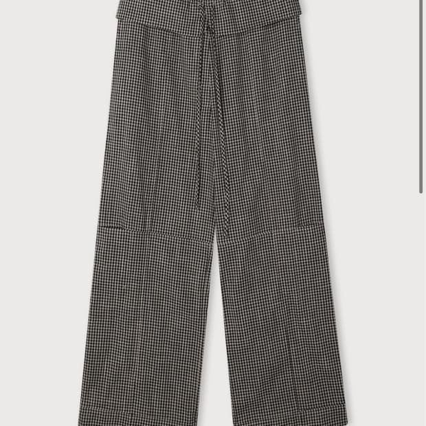 새) 에토스 COOGEE WIDE PANTS 체크