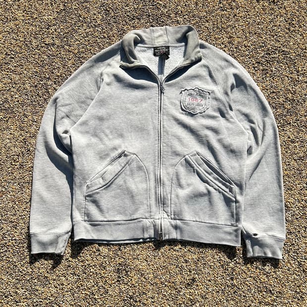 폴로 진스 컴퍼니(POLO jeans Company) 그레이 코튼트랙져지