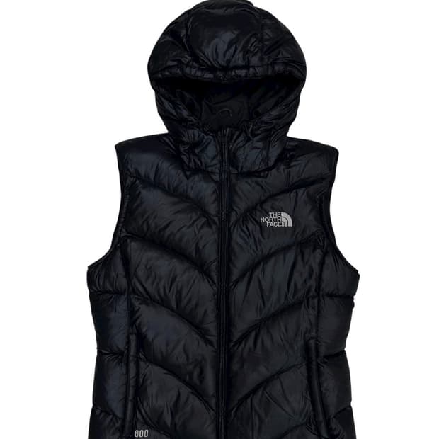 노스페이스 눕시 600 패딩조끼 블랙 (여성L) 