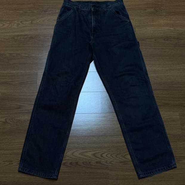 칼하트윕 싱글니 팬츠 스미스 블랙 29