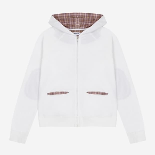 사파리스팟 후드집업 1/2 Pocket Patchwork Hoodie 