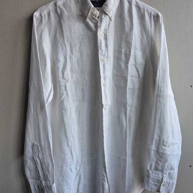 Polo 폴로 화이트 린넨셔츠 made in Italy