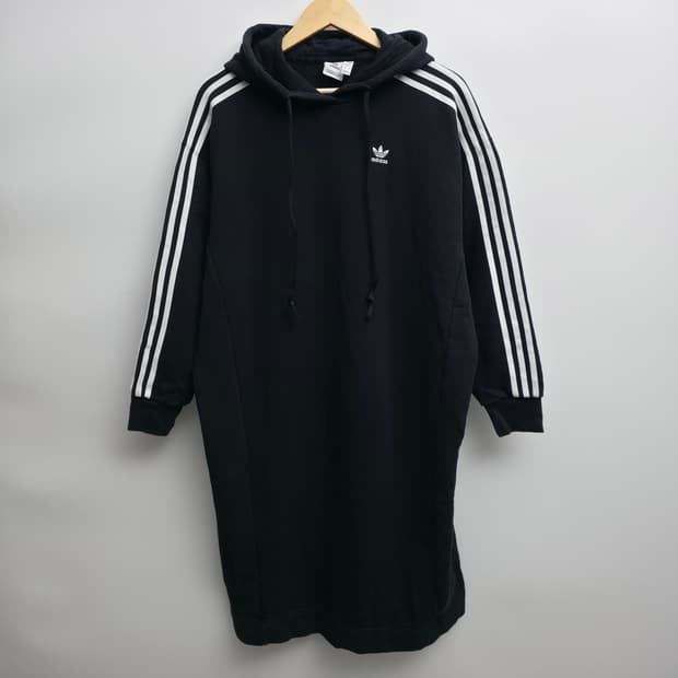 [S] 아디다스 원피스 블랙 후드 원피스