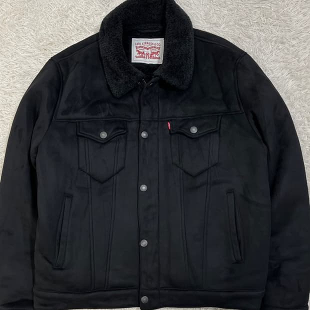 리바이스 쉐르파 스웨이드 트러커 자켓/#2933