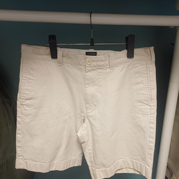 [32] 제이크루(J.Crew) 그래머시 슬럽 치노 쇼츠 크림/아이보리