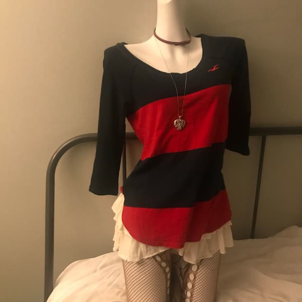 Hollister 홀리스터 고스펑크 고딕 롱슬리브