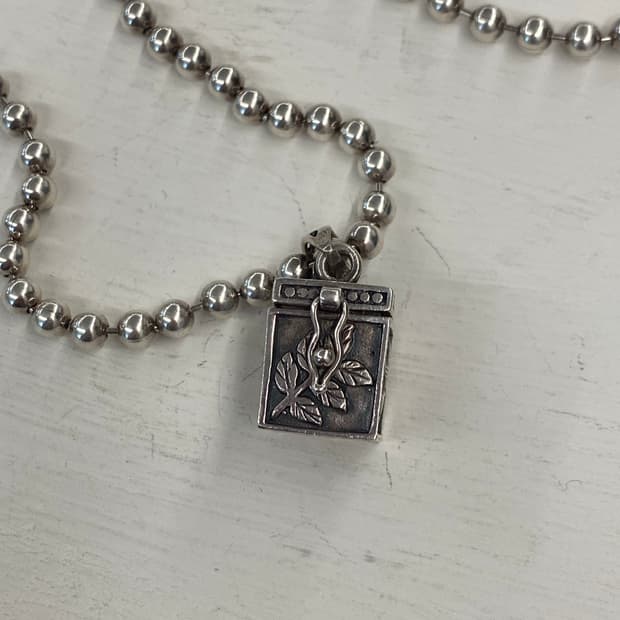 925 실버 체인볼 목걸이