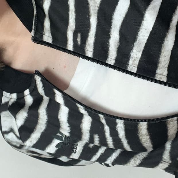 오네갸루 아디다스 져지 지브라 y2k 